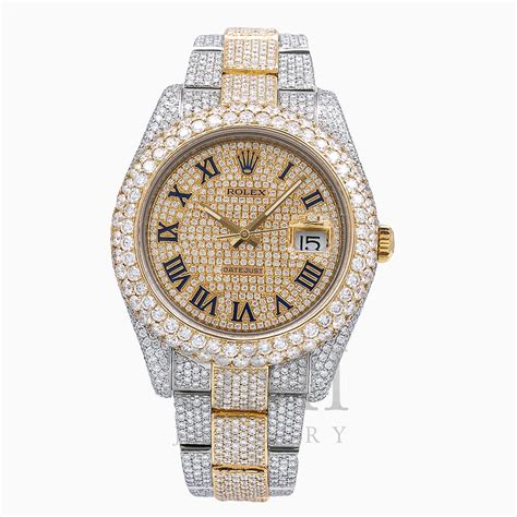 rolex datejust ii 41mm 116333|rolex datejust gold diamond dial.